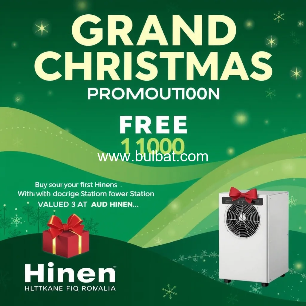 You are currently viewing Hinen Australia Grand Christmas Promotion Officially Launches  Buy Your First Hinen System and Get a FREE 1800W Power Station Valued at AUD 1  500