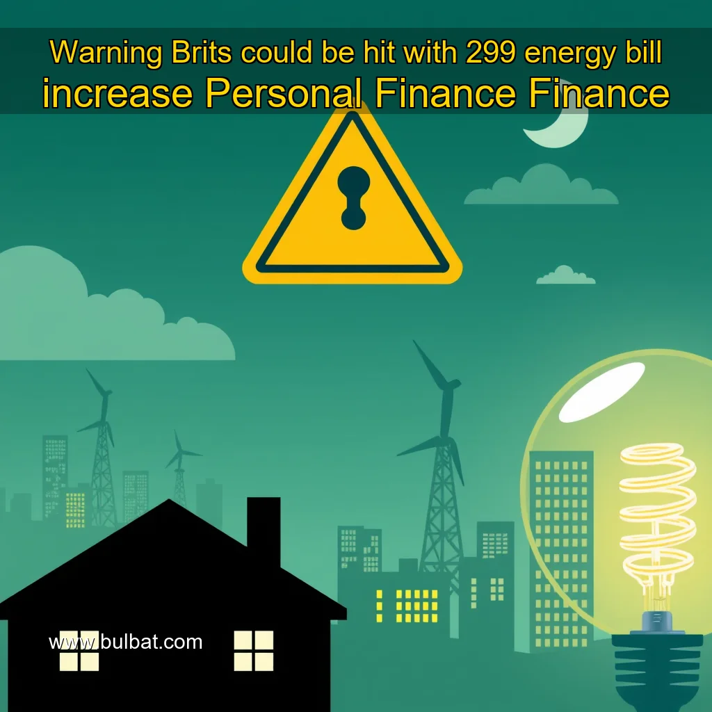 You are currently viewing Warning Brits could be hit with 299 energy bill increase  Personal Finance  Finance