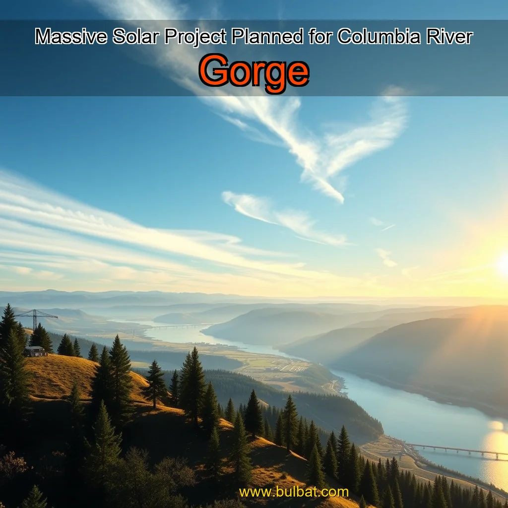 Read more about the article Massive Solar Project Planned for Columbia River Gorge