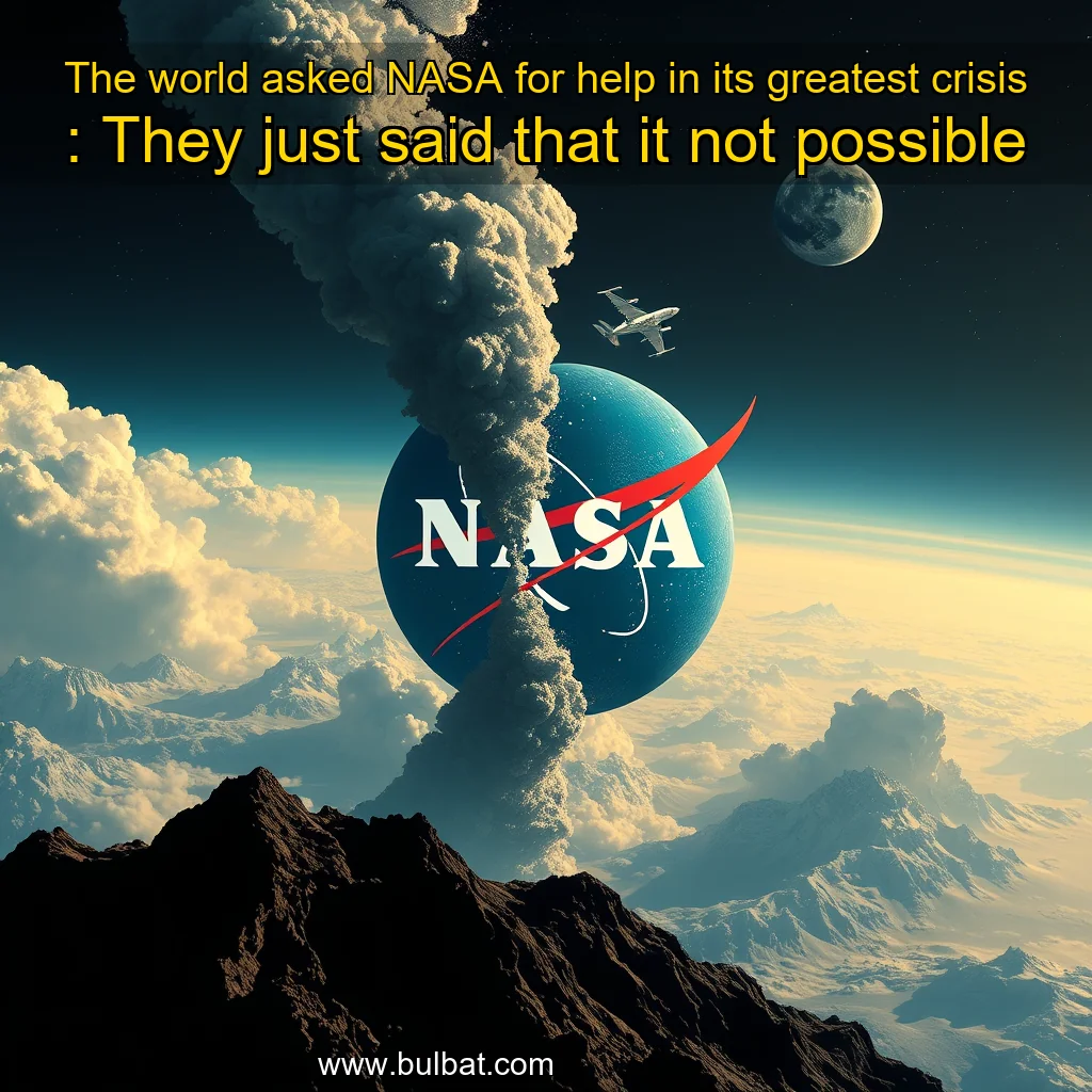 You are currently viewing The world asked NASA for help in its greatest crisis : They just said that it not possible