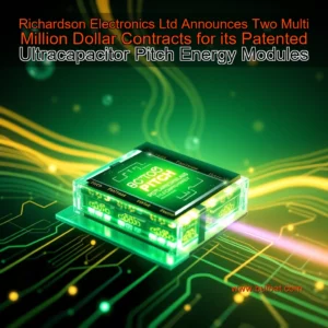Read more about the article Richardson Electronics  Ltd  Announces Two Multi  Million Dollar Contracts for its Patented Ultracapacitor Pitch Energy Modules