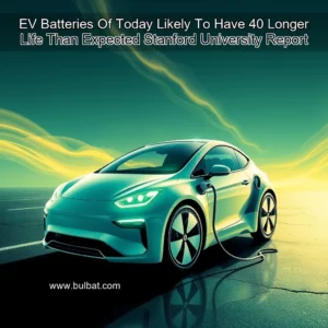 Read more about the article EV Batteries Of Today Likely To Have 40  Longer Life Than Expected  Stanford University Report