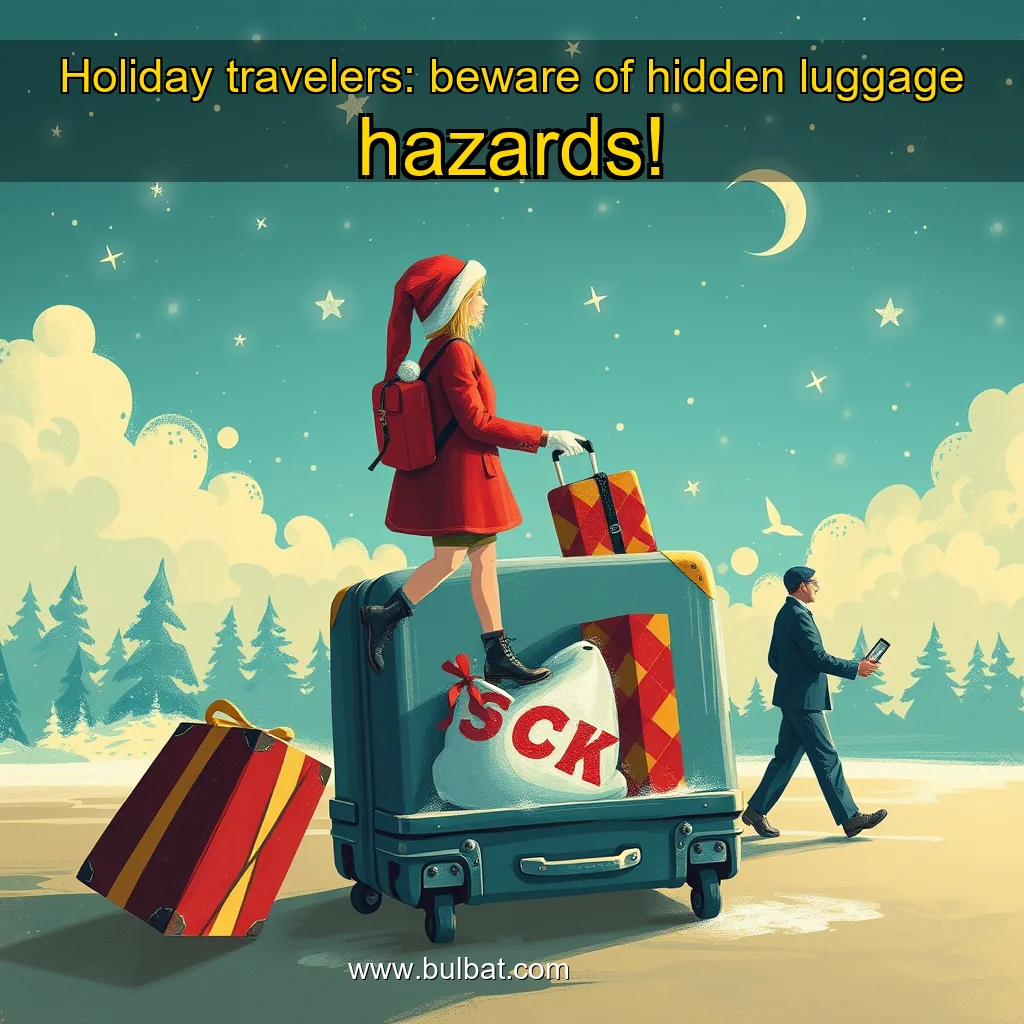 You are currently viewing Holiday travelers: beware of hidden luggage hazards!