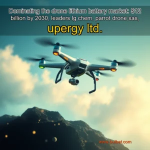 Read more about the article Dominating the drone lithium battery market: $12 billion by 2030, leaders lg chem, parrot drone sas, upergy ltd.