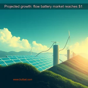 Read more about the article Projected growth: flow battery market reaches $1.