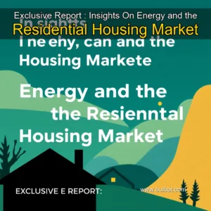 Read more about the article Exclusive Report : Insights On Energy and the Residential Housing Market