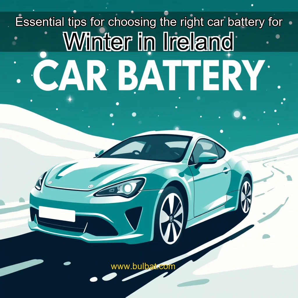 You are currently viewing Essential tips for choosing the right car battery for Winter in Ireland