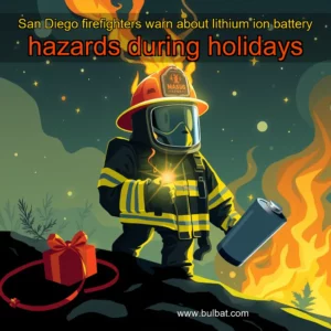 Read more about the article San Diego firefighters warn about lithium  ion battery hazards during holidays