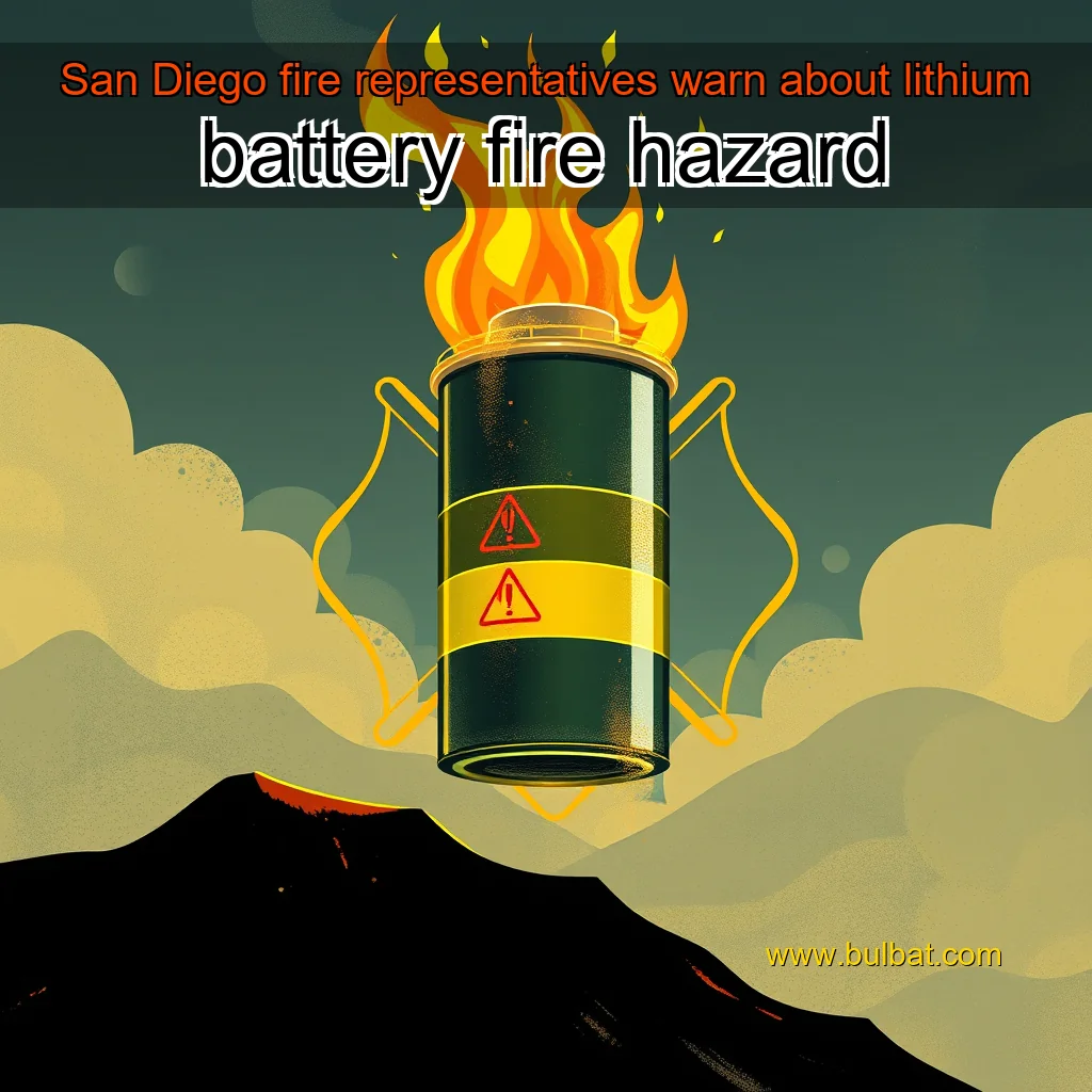 You are currently viewing San Diego fire representatives warn about lithium battery fire hazard