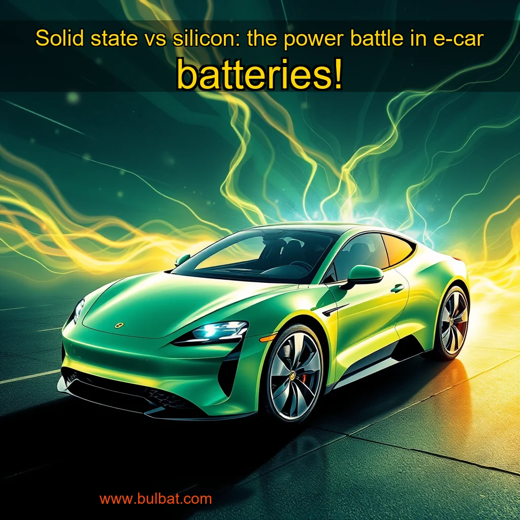 You are currently viewing Solid state vs silicon: the power battle in e-car batteries!