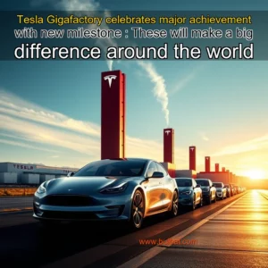 Read more about the article Tesla Gigafactory celebrates major achievement with new milestone : These will make a big difference around the world