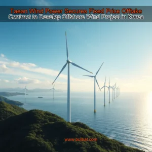 Read more about the article Taean Wind Power Secures Fixed  Price Offtake Contract to Develop Offshore Wind Project in Korea