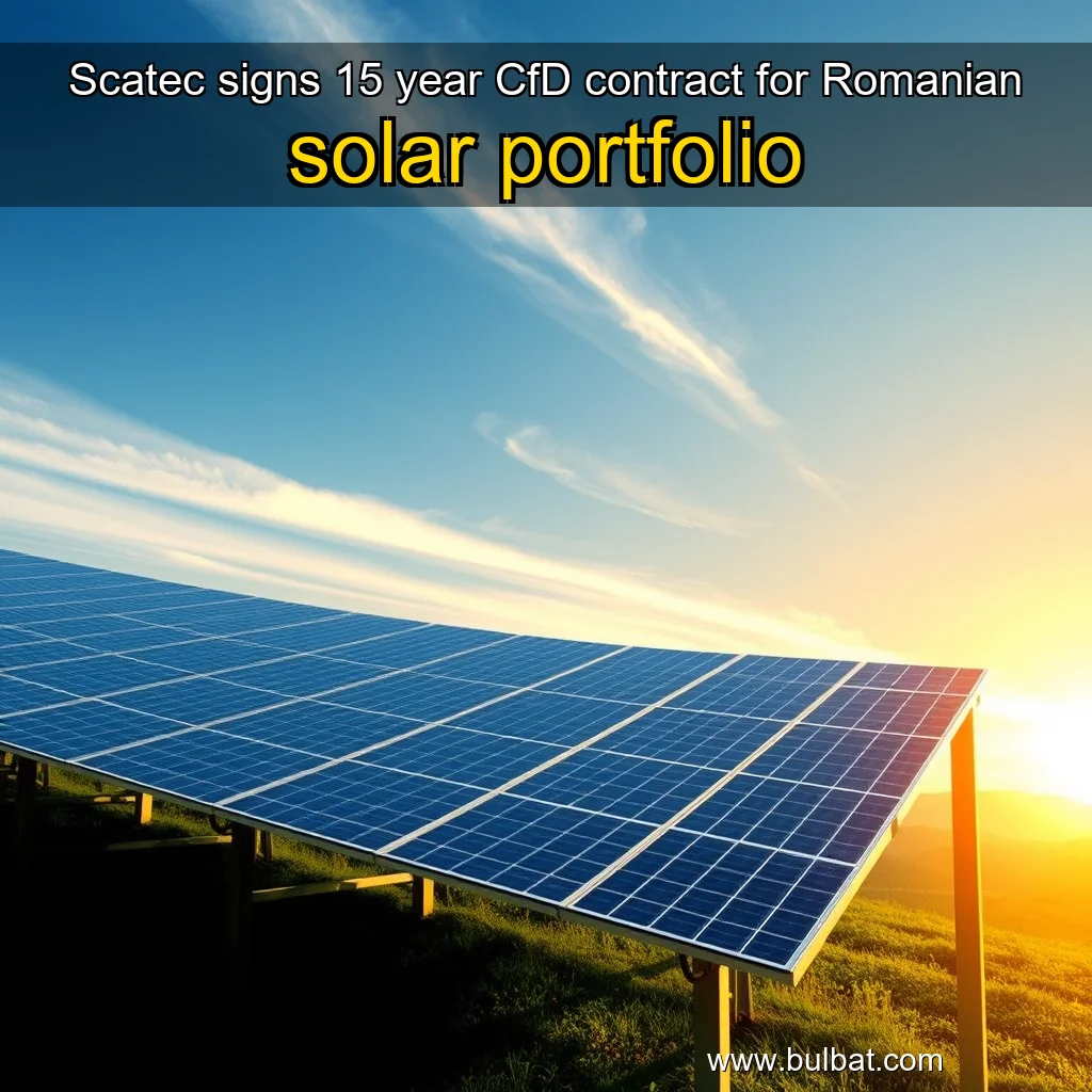 You are currently viewing Scatec signs 15  year CfD contract for Romanian solar portfolio