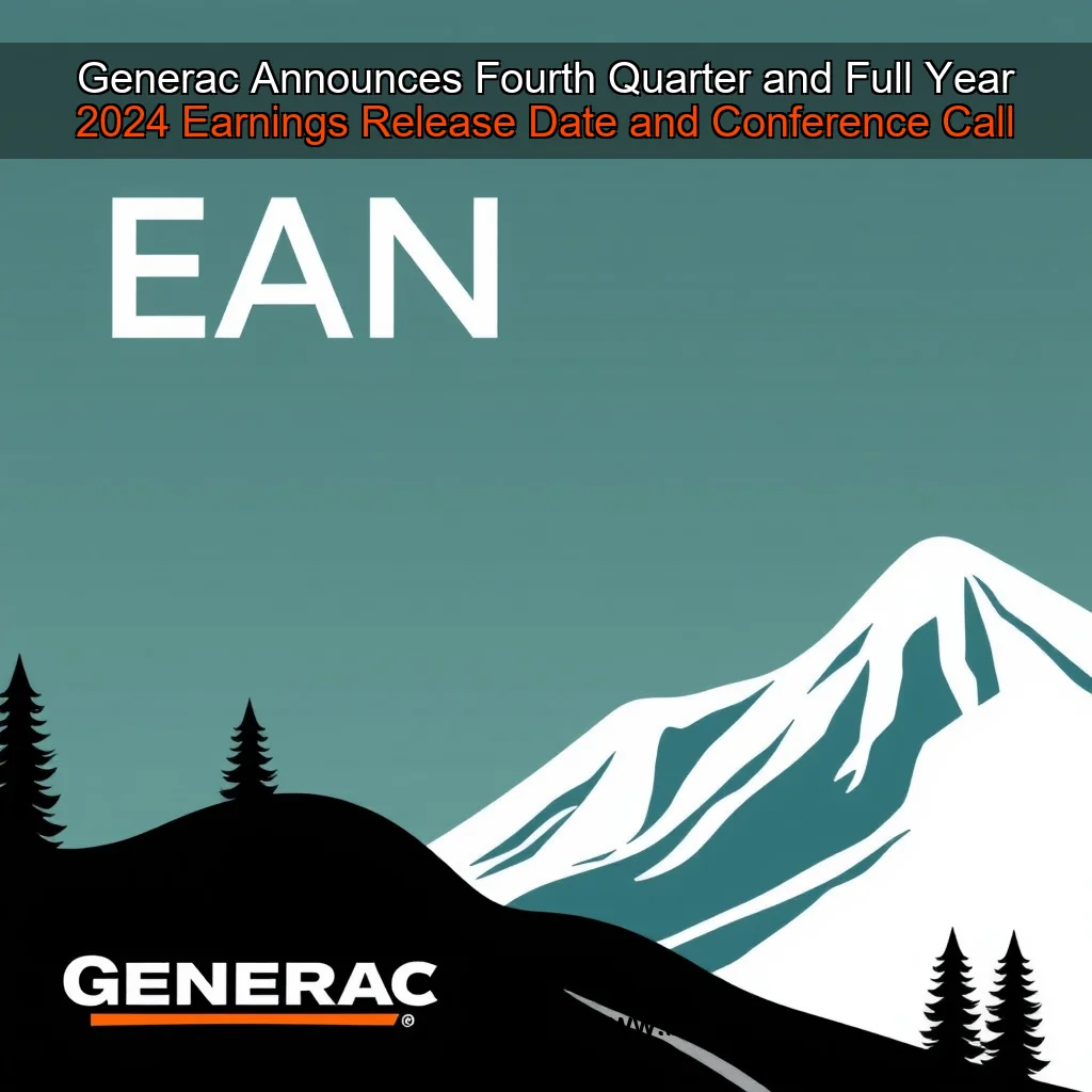 You are currently viewing Generac Announces Fourth Quarter and Full  Year 2024 Earnings Release Date and Conference Call