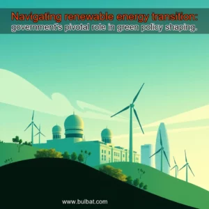 Read more about the article Navigating renewable energy transition: government’s pivotal role in green policy shaping.