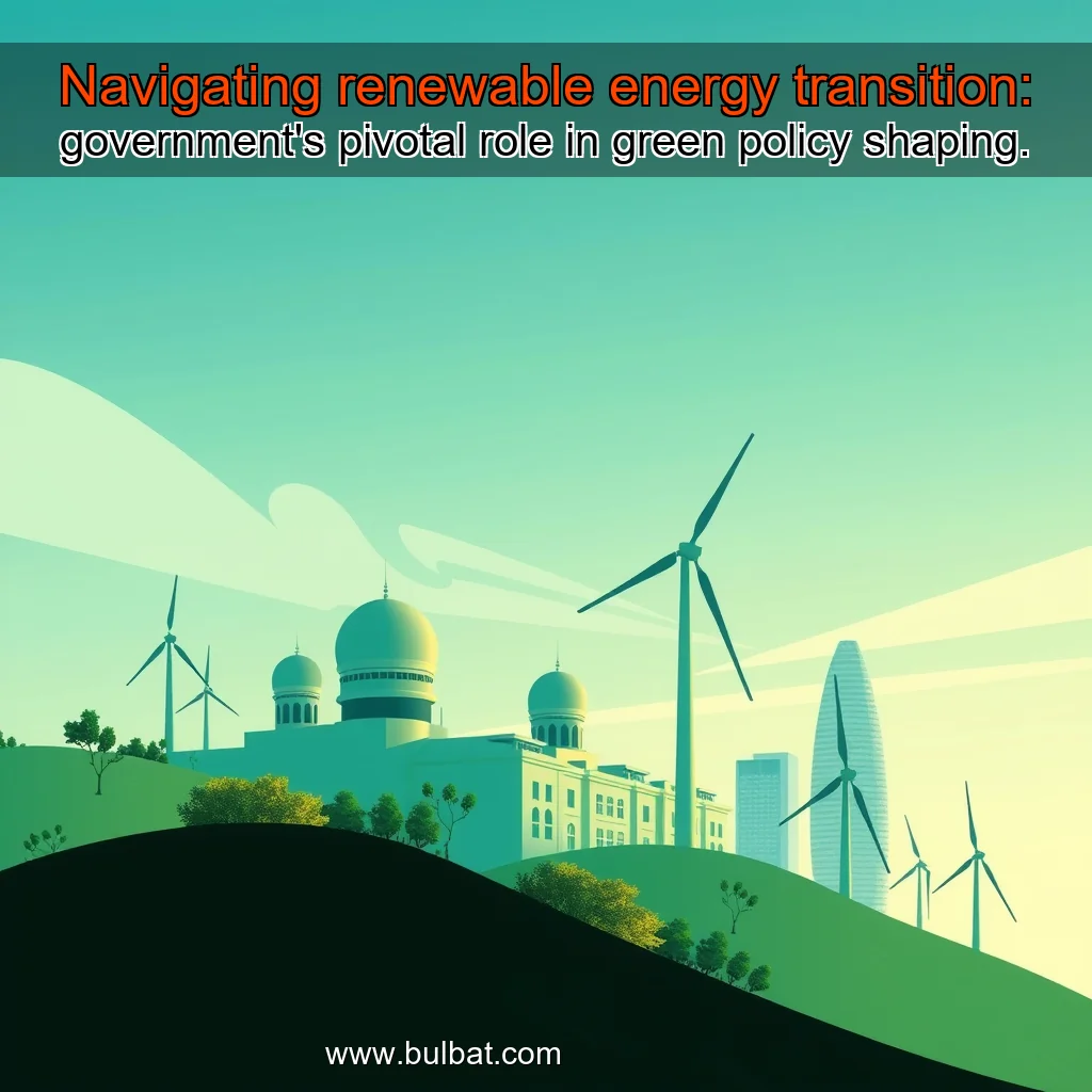 You are currently viewing Navigating renewable energy transition: government’s pivotal role in green policy shaping.
