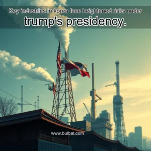Read more about the article Key industries in korea face heightened risks under trump’s presidency.