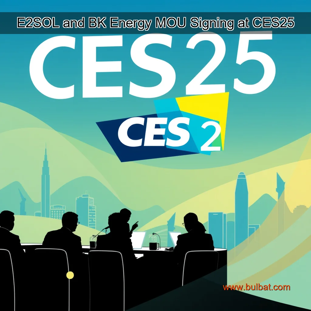 You are currently viewing E2SOL and BK Energy MOU Signing at CES25