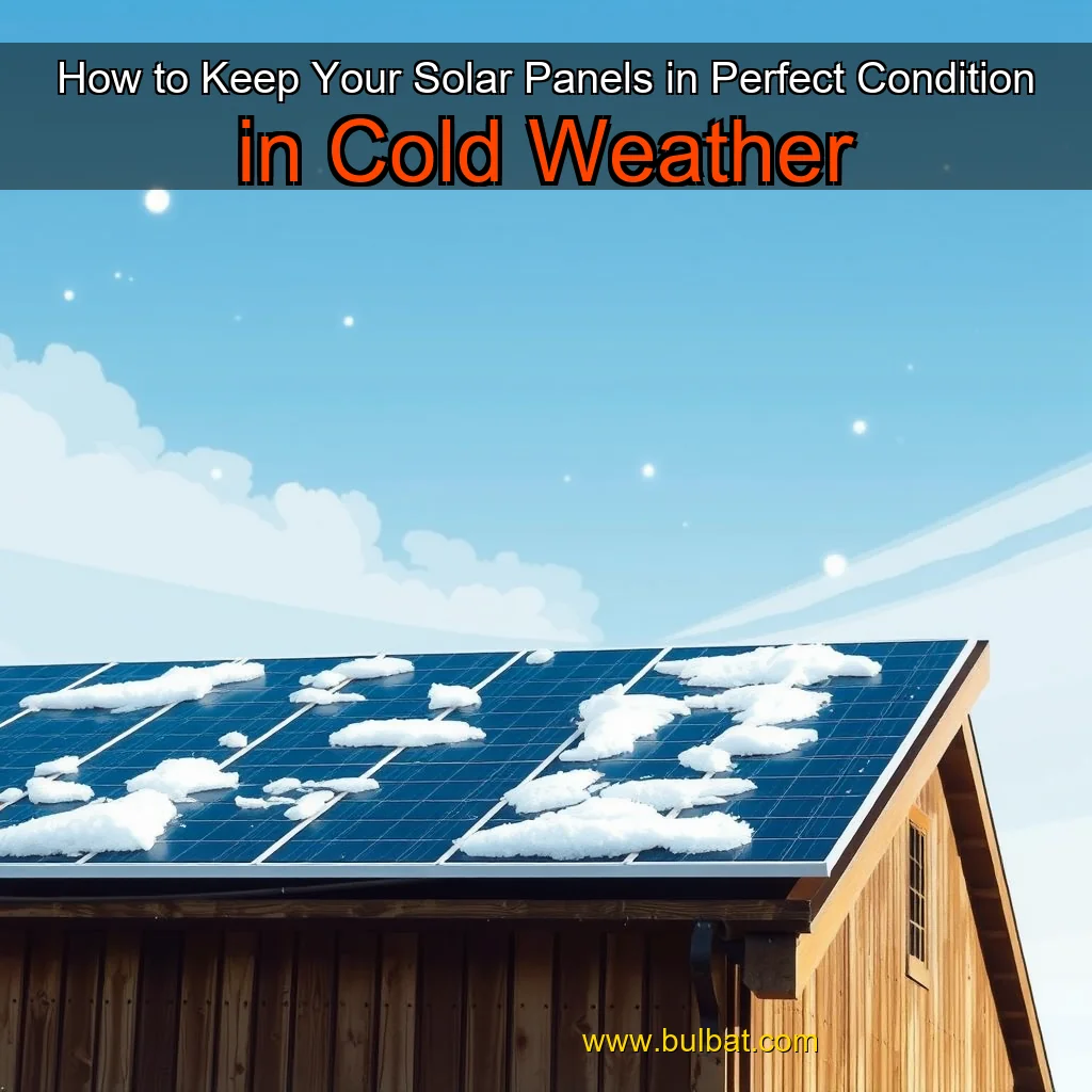You are currently viewing How to Keep Your Solar Panels in Perfect Condition in Cold Weather