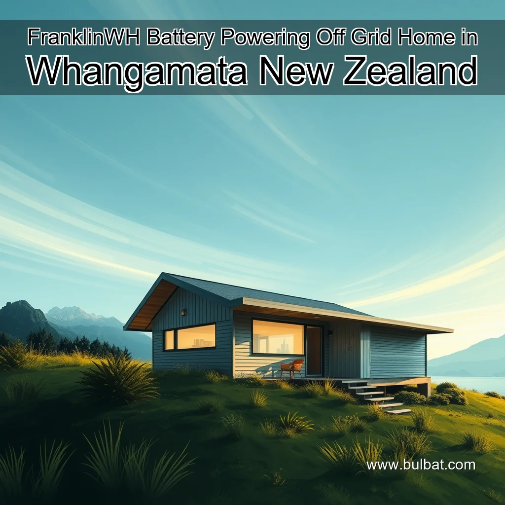 You are currently viewing FranklinWH Battery Powering Off  Grid Home in Whangamata  New Zealand