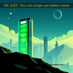 Read more about the article ISE 2025 : Klvr cuts single  use battery waste