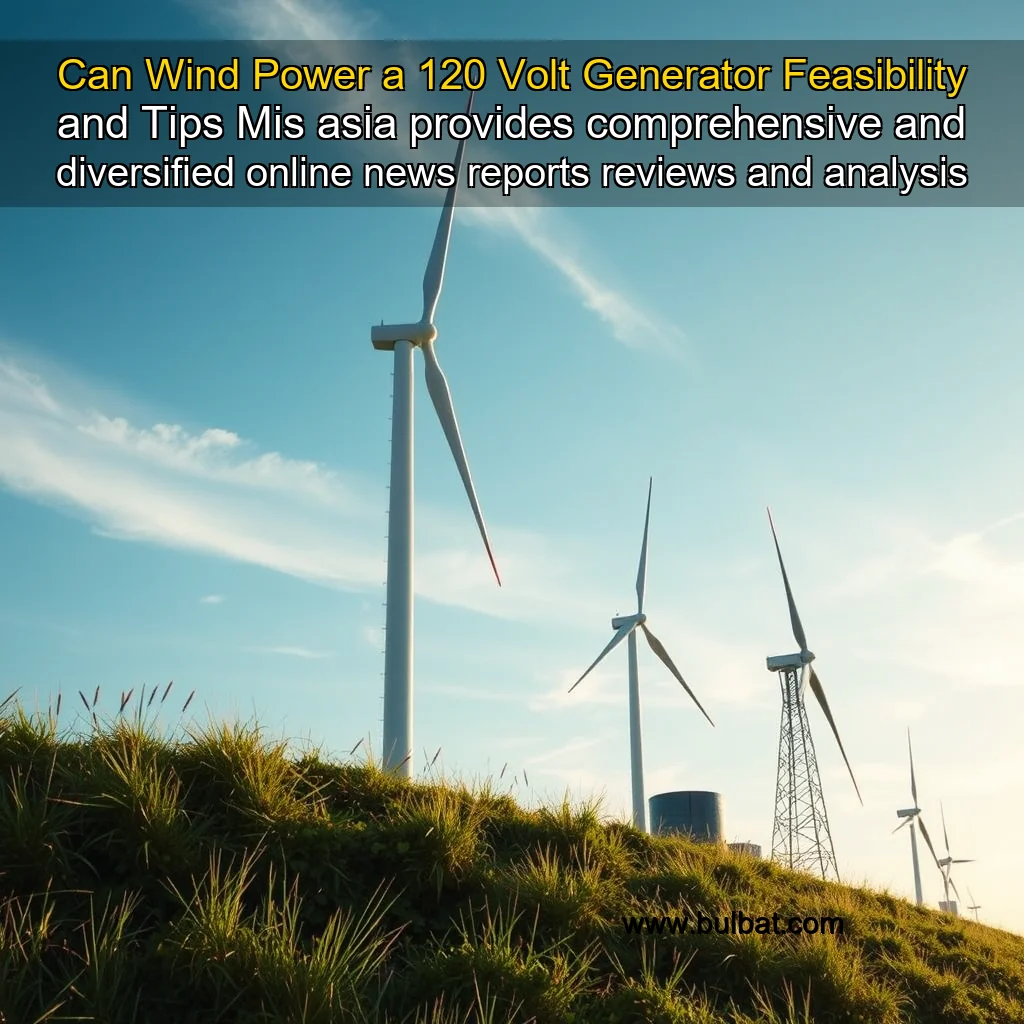 You are currently viewing Can Wind Power a 120  Volt Generator  Feasibility and Tips  Mis  asia provides comprehensive and diversified online news reports  reviews and analysis of nanomaterials  nanochemistry and technology
