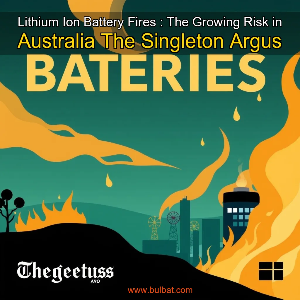 You are currently viewing Lithium  Ion Battery Fires : The Growing Risk in Australia  The Singleton Argus