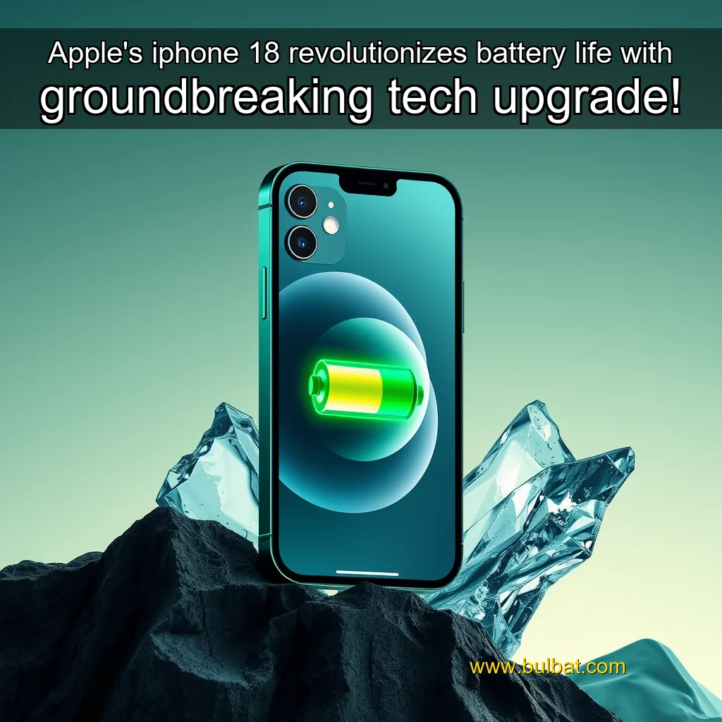 You are currently viewing Apple’s iphone 18 revolutionizes battery life with groundbreaking tech upgrade!