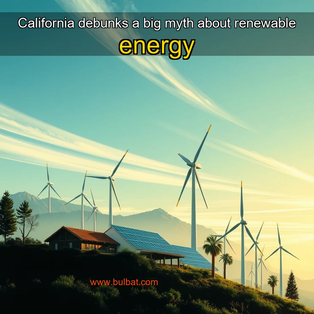 You are currently viewing California debunks a big myth about renewable energy