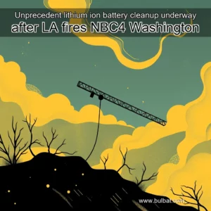 Read more about the article Unprecedent lithium ion battery cleanup underway after LA fires  NBC4 Washington