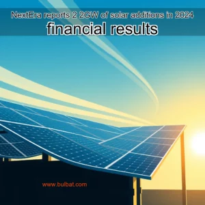 Read more about the article NextEra reports 2  2GW of solar additions in 2024 financial results