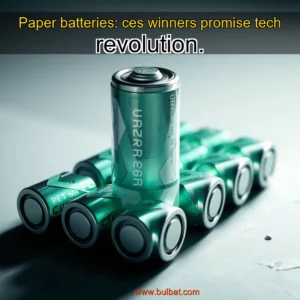 Read more about the article Paper batteries: ces winners promise tech revolution.
