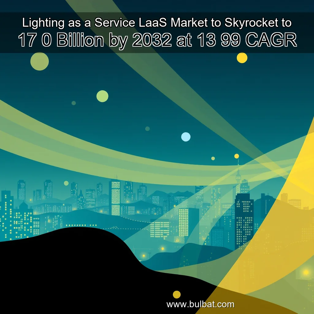 Read more about the article Lighting as a Service  LaaS  Market to Skyrocket to 17  0 Billion by 2032 at 13  99  CAGR