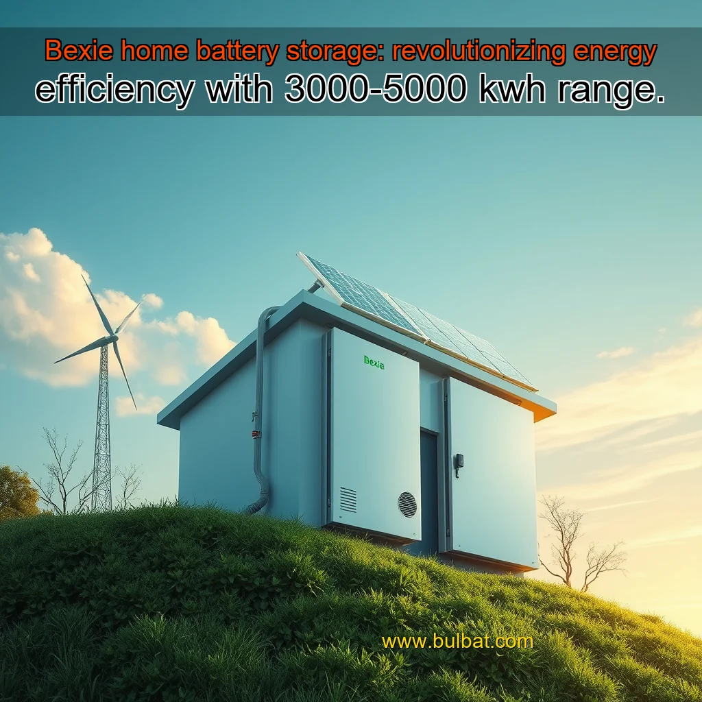 You are currently viewing Bexie home battery storage: revolutionizing energy efficiency with 3000-5000 kwh range.