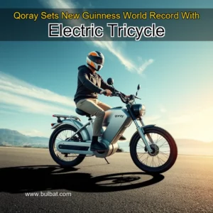 Read more about the article Qoray Sets New Guinness World Record With Electric Tricycle