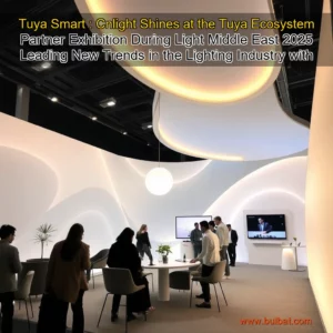 Read more about the article Tuya Smart : Cnlight Shines at the Tuya Ecosystem Partner Exhibition During Light Middle East 2025  Leading New Trends in the Lighting Industry with Innovative Technologies