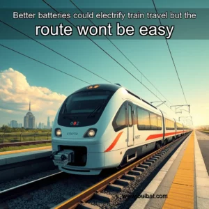 Read more about the article Better batteries could electrify train travel  but the route wont be easy