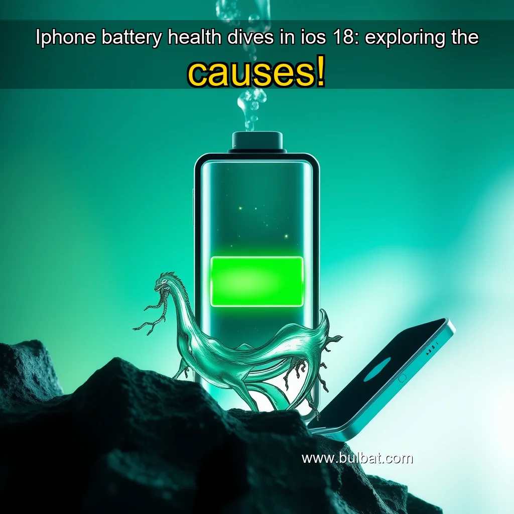 You are currently viewing Iphone battery health dives in ios 18: exploring the causes!