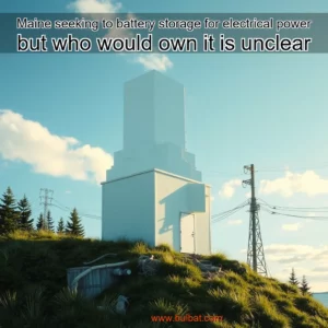 Read more about the article Maine seeking to battery storage for electrical power  but who would own it is unclear