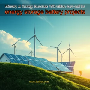 Read more about the article Ministry of Energy launches 150 million euro call for energy storage battery projects