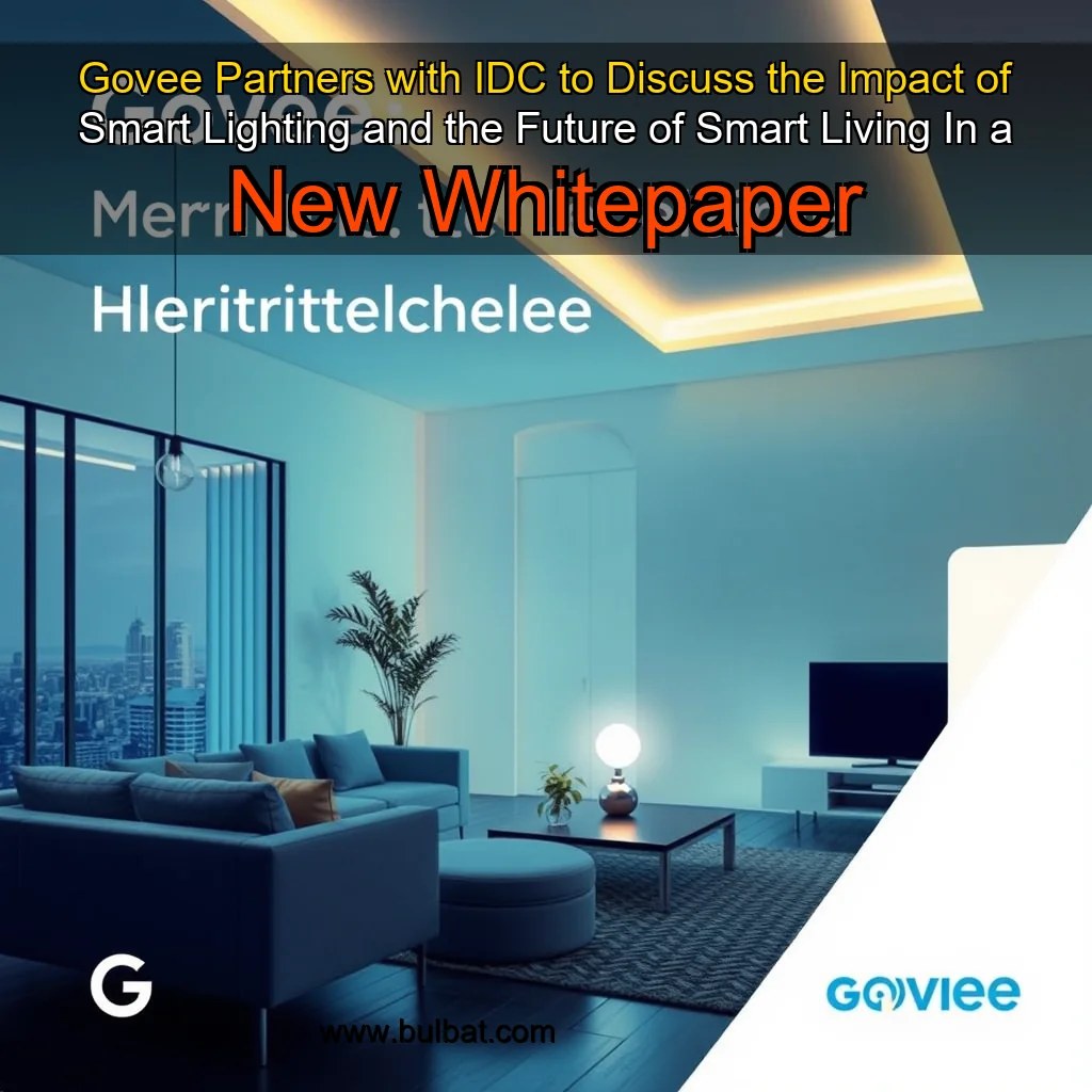 You are currently viewing Govee Partners with IDC to Discuss the Impact of Smart Lighting and the Future of Smart Living In a New Whitepaper