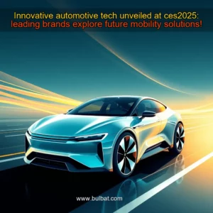Read more about the article Innovative automotive tech unveiled at ces2025: leading brands explore future mobility solutions!
