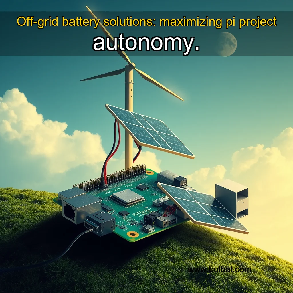 You are currently viewing Off-grid battery solutions: maximizing pi project autonomy.