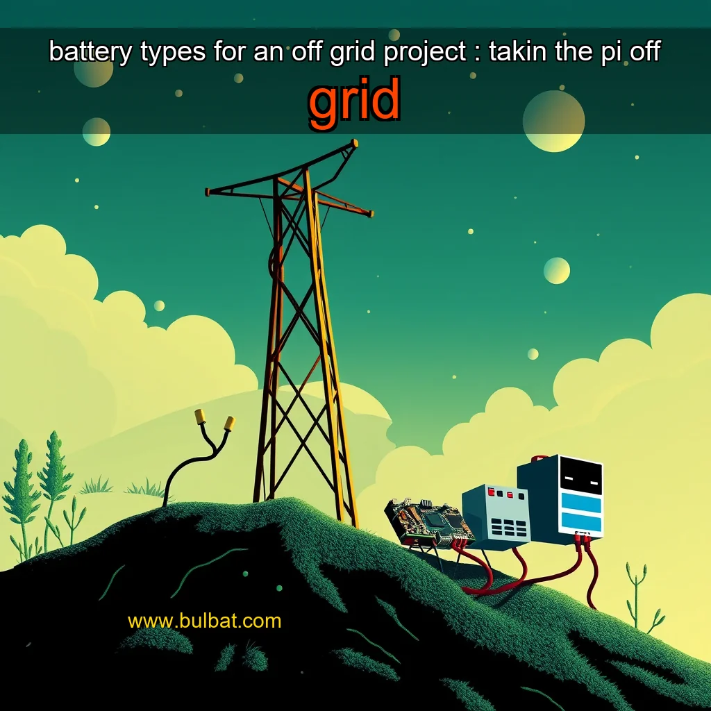 Read more about the article battery  types for an off  grid  project : takin the pi off  grid