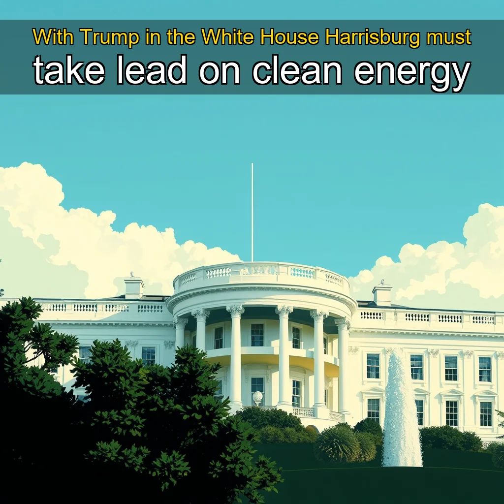 Read more about the article With Trump in the White House  Harrisburg must take lead on clean energy