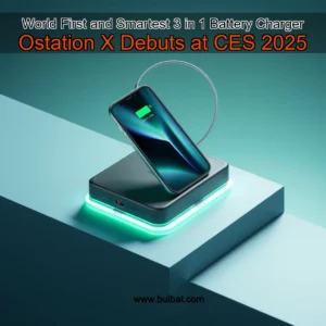 Read more about the article World First and Smartest 3  in  1 Battery Charger  Ostation X  Debuts at CES 2025