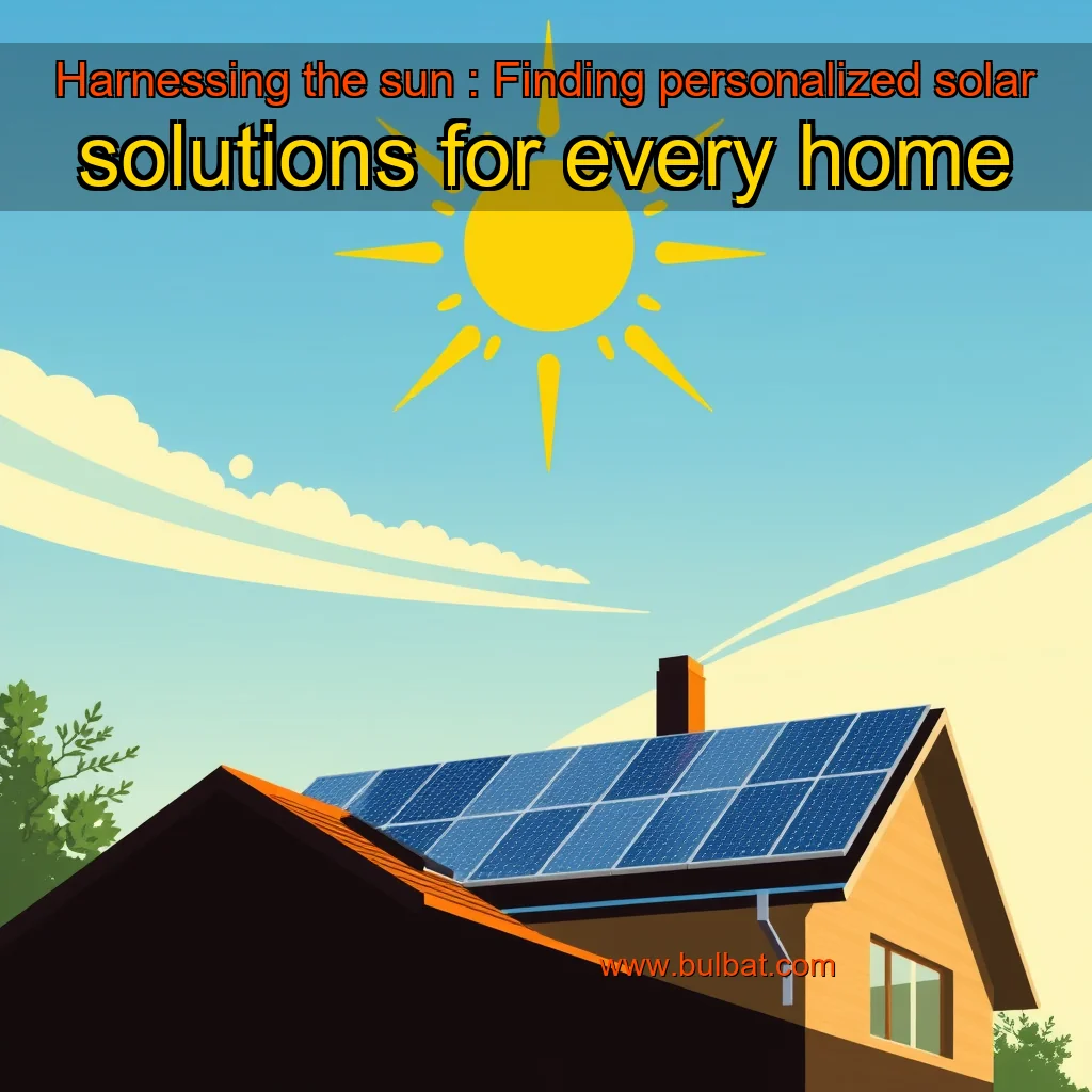 You are currently viewing Harnessing the sun : Finding personalized solar solutions for every home
