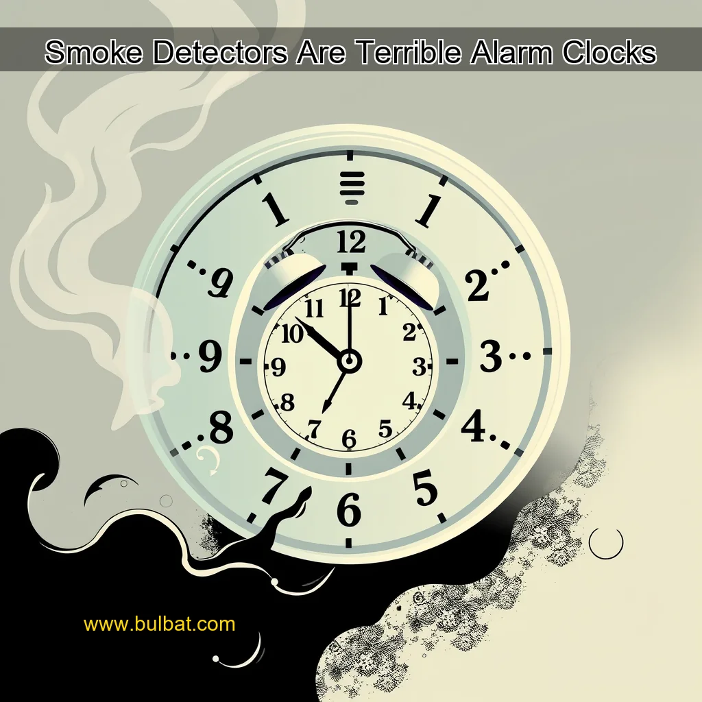 You are currently viewing Smoke Detectors Are Terrible Alarm Clocks