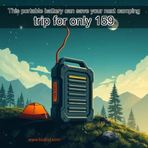 Read more about the article This portable battery can save your next camping trip for only 159