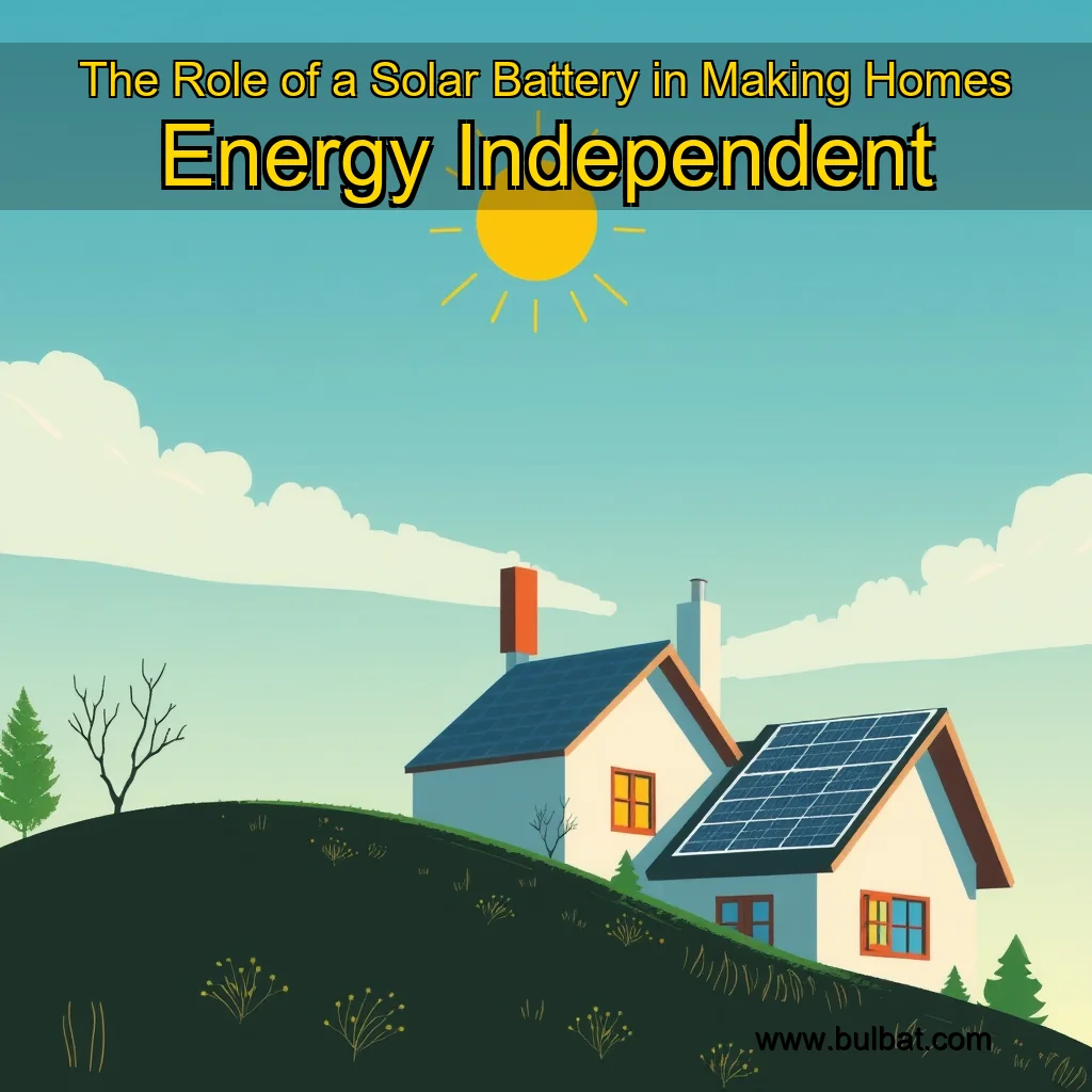 You are currently viewing The Role of a Solar Battery in Making Homes Energy  Independent